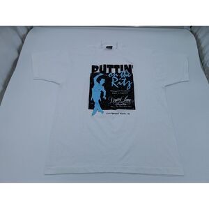 Puttin On‎ The Ritz Drury Lane Theatre Chicago Theater Shirt Men's Large VTG 90s